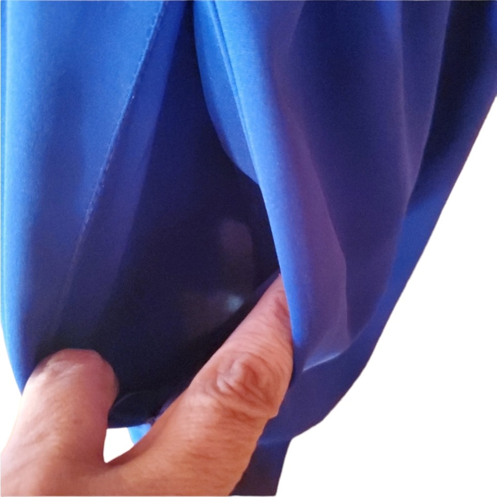 1980s JT Dress Royal Blue Career Dress‎ - Picture 4 of 7